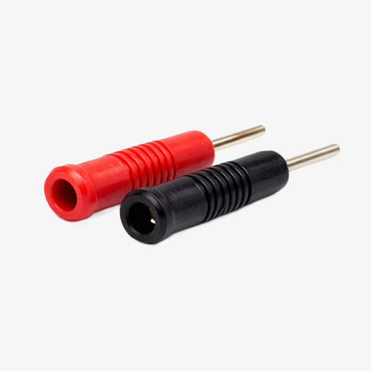 2mm Banana Plug Male High-Quality Terminal Connector (Red & Black Pair)