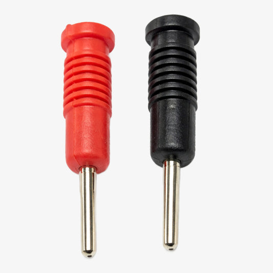 2mm Banana Plug Male High-Quality Terminal Connector (Red & Black Pair)