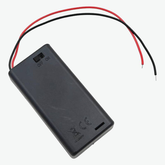 2 x AA Battery Holder with Cover and ON/OFF Switch - 3V Output
