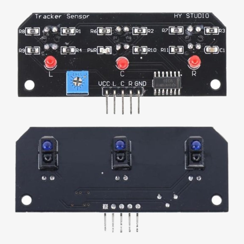 3-Channel IR Line Tracking Sensor Module