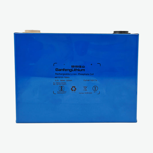 3.2V 100Ah LiFePO4 Prismatic Battery Cell (Ganfeng Lithium)