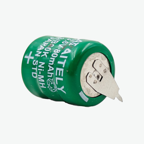 3.6V 80mAh PCB Mount Ni-MH Battery | Nickel Cell