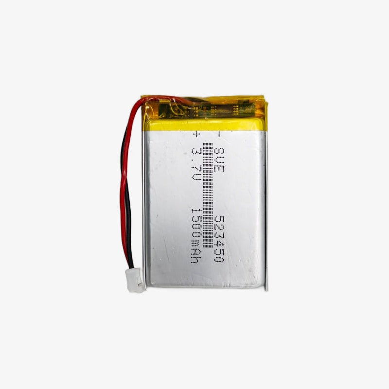 3.7V 1500mAH Li-Po Rechargeable Battery (523450)