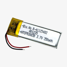 Load image into Gallery viewer, 3.7V 350mAh Li-Po Rechargeable Battery