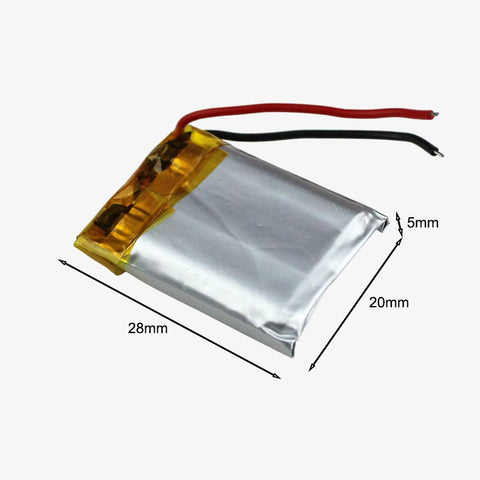 3.7V 400mAH Li-Po Rechargeable Battery