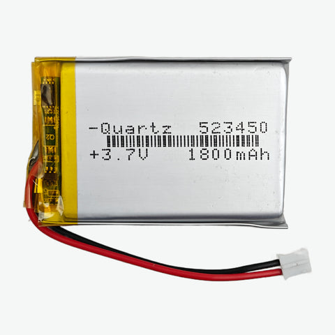 3.7V 1800mAH Li-Po Rechargeable Battery (523450)