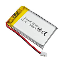 Load image into Gallery viewer, 3.7V 2200mAH (Lithium Polymer) Lipo Rechargeable Battery