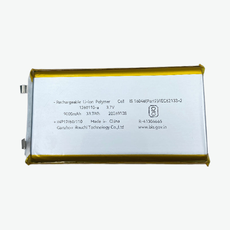 3.7V 9000mAH Lithium Polymer Rechargeable Battery