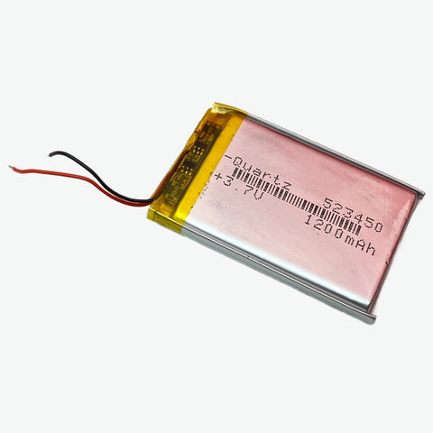 3.7V 1200mAH Li-Po Rechargeable Battery (KP 523450)