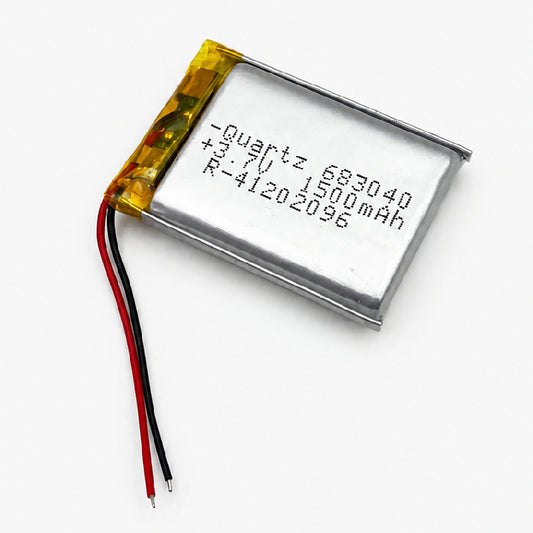 3.7V 1500mAH Li-Po Rechargeable Battery (KP 683040)