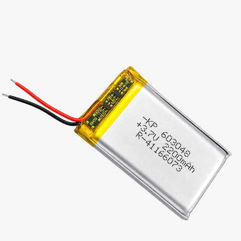 3.7V 2200mAh Li-Po Rechargeable Battery (603048)
