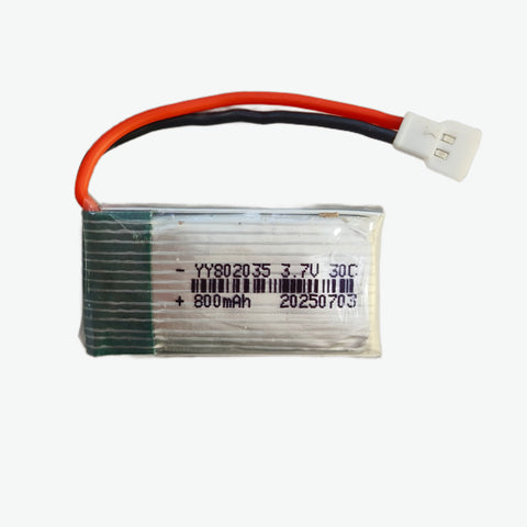 3.7V 30C 800mAh Lithium-Polymer Rechargeable Battery (YY802035) for Drones