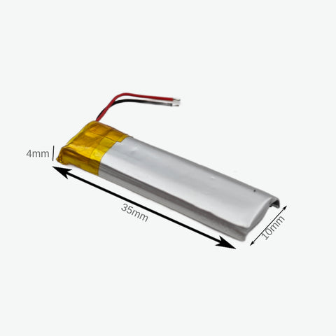3.7V 350mAh Li-Po Rechargeable Battery (501035)