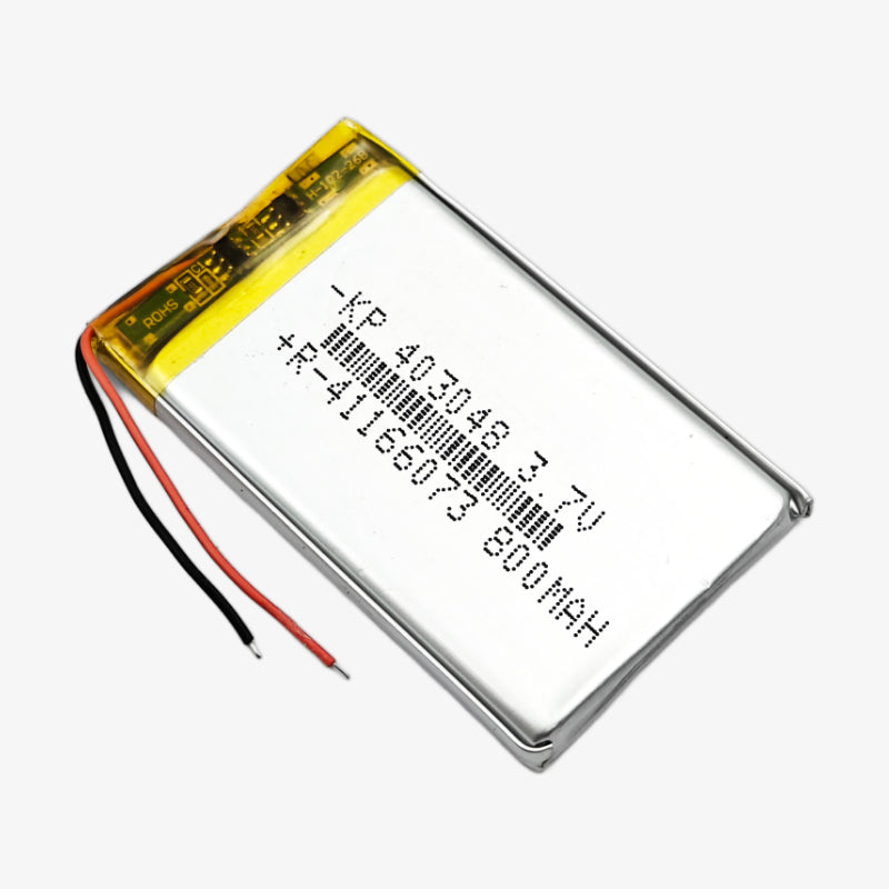 3.7V 800mAH Li-po Rechargeable Battery