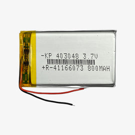 3.7V 800mAH Li-po Rechargeable Battery