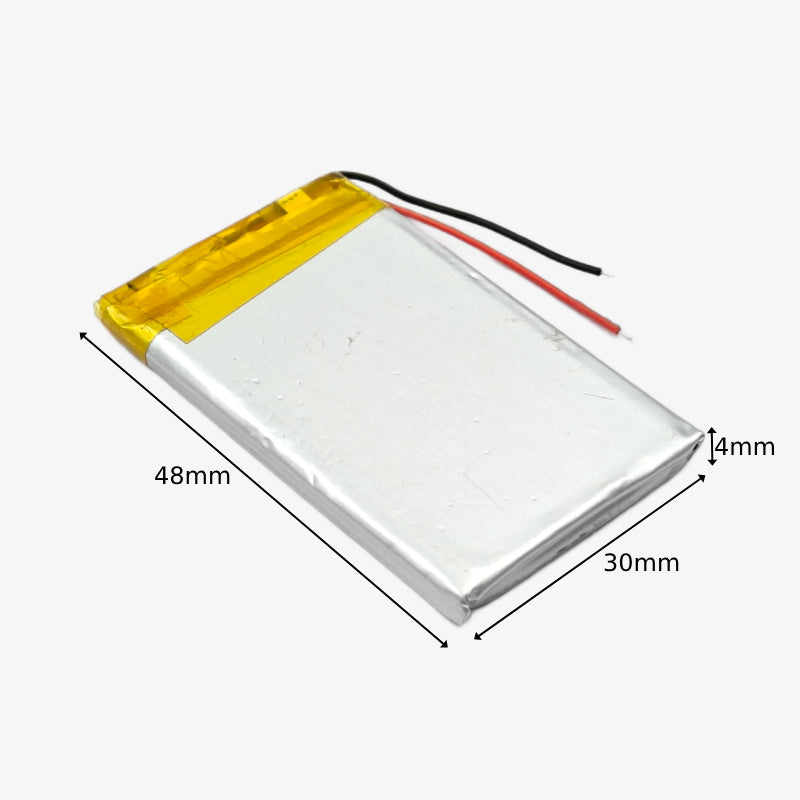 3.7V 800mAH Li-po Rechargeable Battery