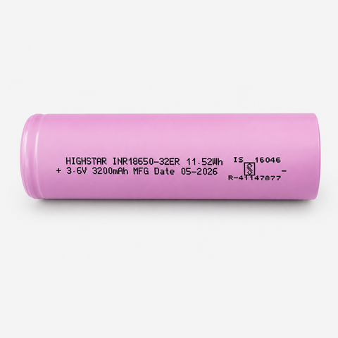 Highstar 3.6V 3200mAh 18650 Li-ion Rechargeable Battery - Original