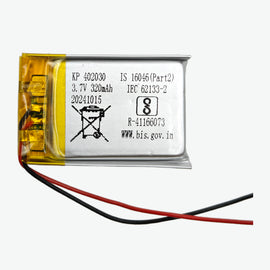 320mAH 3.7V Li-Po Rechargeable Battery (402030)