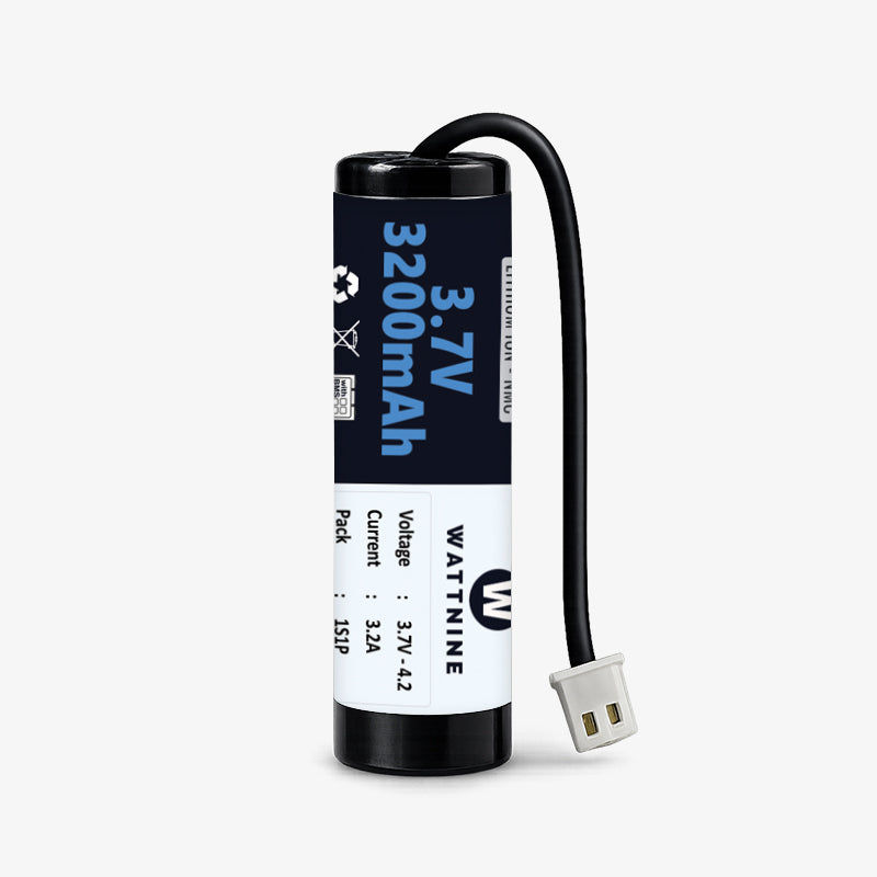 WATTNINE® 3.7V 3200mAh Rechargeable Lithium-ion Battery Pack with Warranty for GPS, CCTV, and Commercial Application