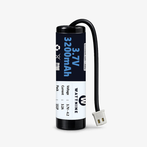 WATTNINE® 3.7V 3200mAh Rechargeable Lithium-ion Battery Pack with Warranty for GPS, CCTV, and Commercial Application