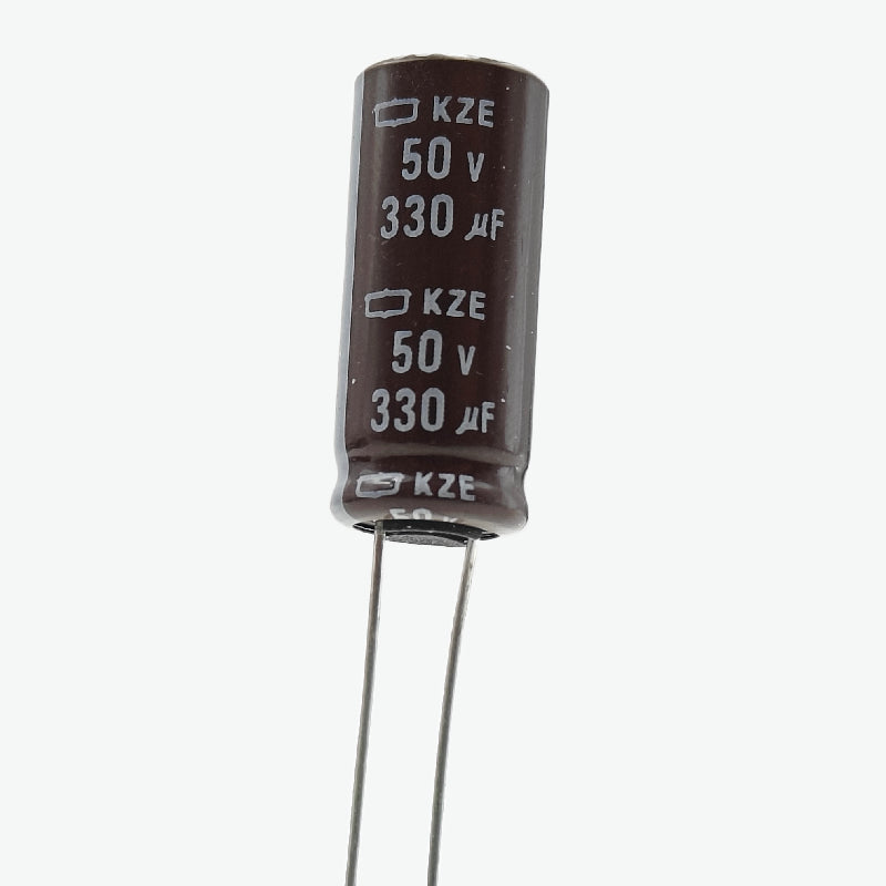 330uF 50V Radial Electrolytic Non Polarized Capacitor - Through Hole Package