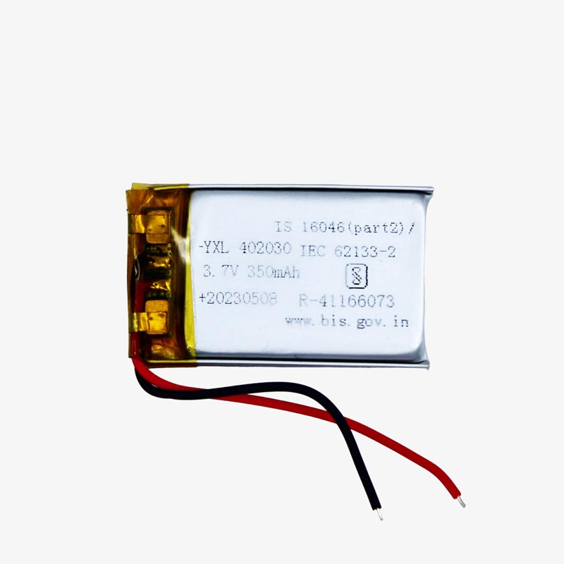 350mAH 3.7V Li-Po Rechargeable Battery