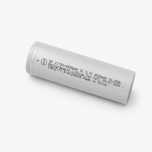 21700 Li-ion 3.7V 4500mAh Rechargeable Battery
