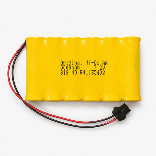 5000mAh 7.2v AA Cell Battery Pack with SM Connector for Cordless Phone, Toys, Car, DIY Project Battery
