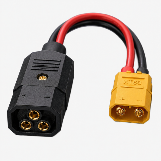 XT60 Male Connector to 3-Pin Male IEC320 C14 Power Plug Adapter Cable