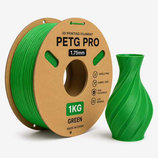 3D Printing Filaments PETG Pro 1kg, 1.75mm (Green)