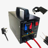 3.5 KVA LS-A100 Portable Lithium Cell Spot Welding Machine for Battery Pack - Includes Double Pen and Pedal