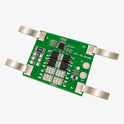 3S 10A 11.1V Li-ion NMC BMS with Nickel Strips for Lithium Battery Pack