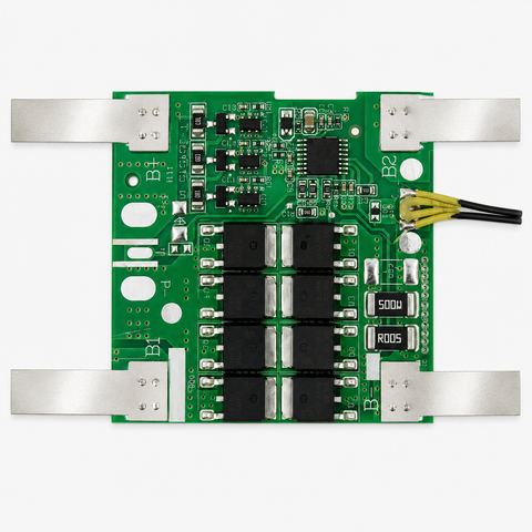 3S 20A Li-ion Battery Protection BMS Module for 3.7V NMC Cells with Nickel Strips