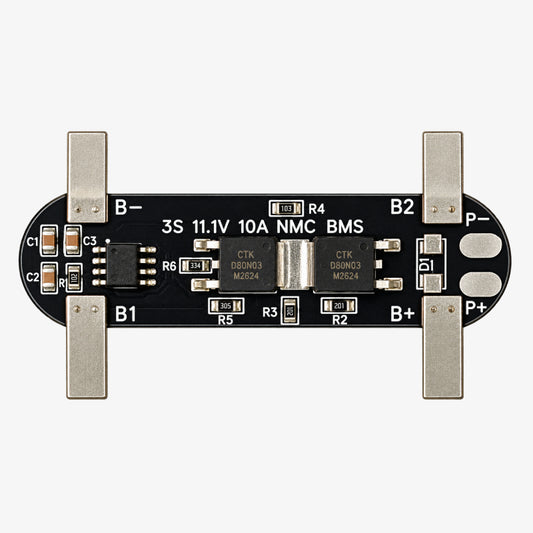 3S 10A Lithium Battery Protection BMS Module for 3.7V NMC cells with Nickel Strip