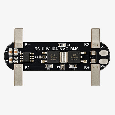 3S 10A Lithium Battery Protection BMS Module for 3.7V NMC cells with Nickel Strip