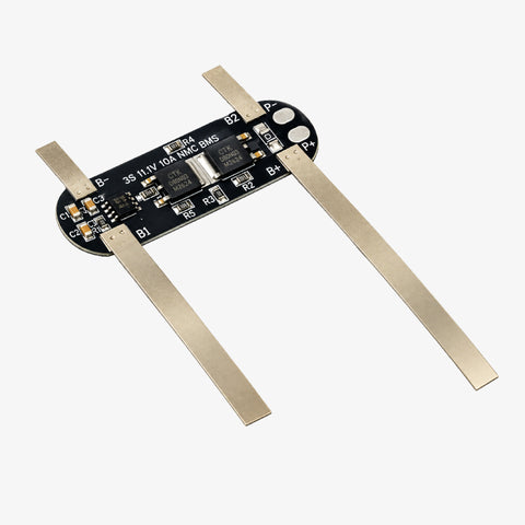 3S 10A Lithium Battery Protection BMS Module for 3.7V NMC cells with Nickel Strip