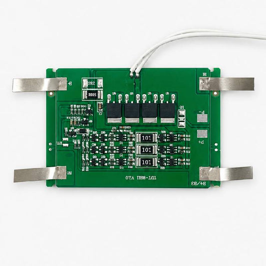 3S 10A Lithium Battery Protection BMS Module with Nickel Strip for 3.7V NMC cells
