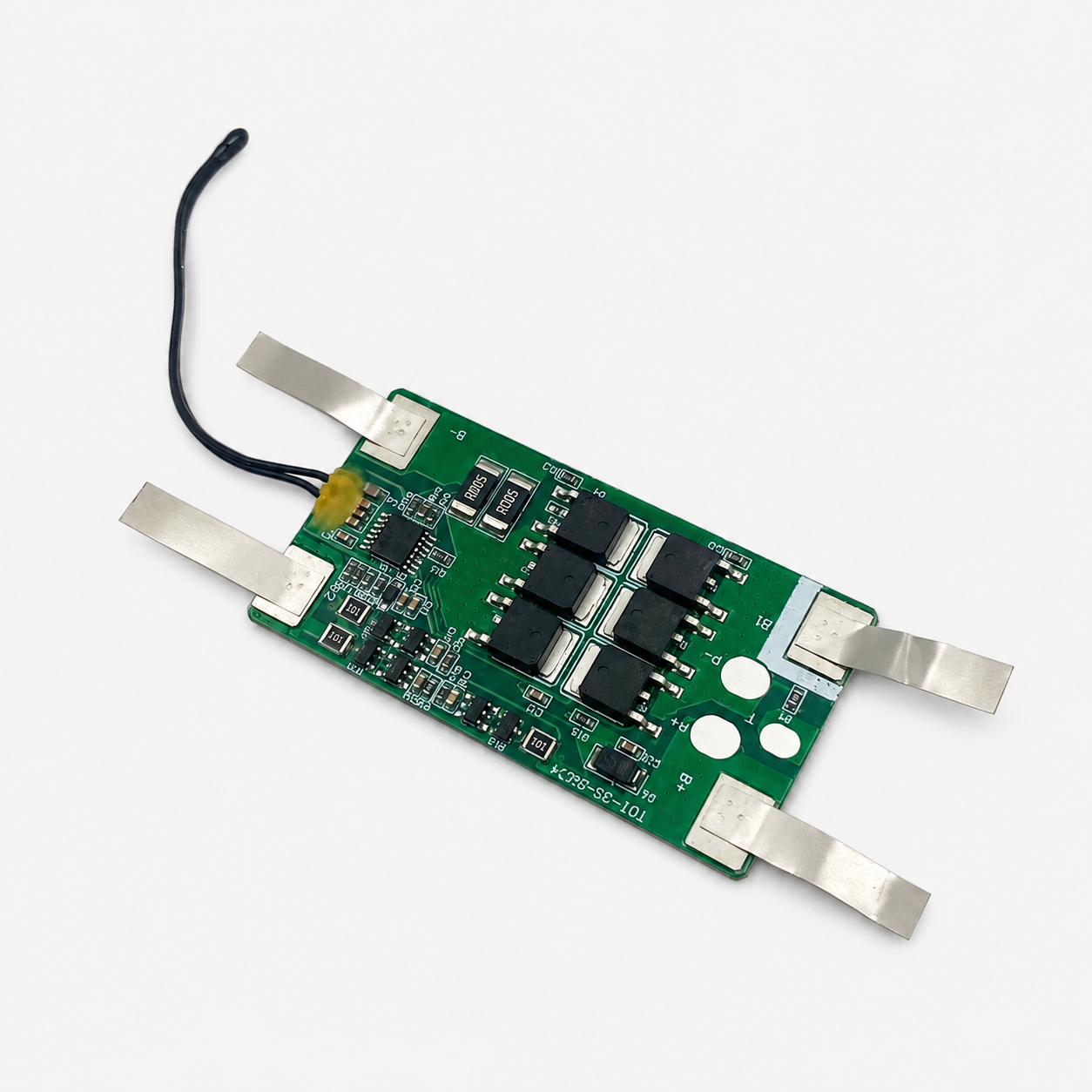 3S 15A Li-ion Battery Protection BMS Module for 3.7V NMC Cells with Nickel Strips