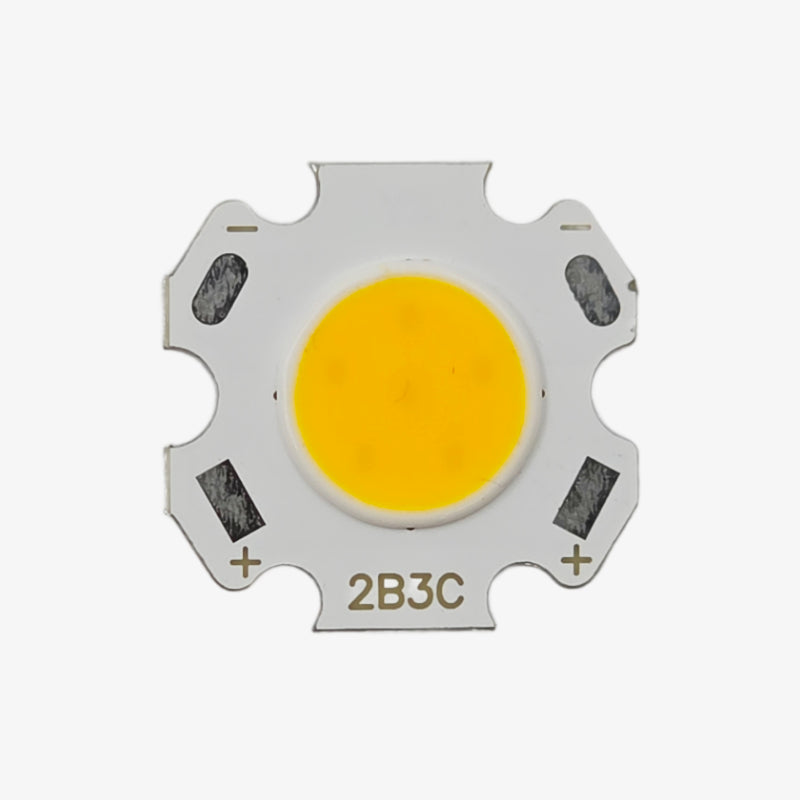 3W LED Chip - High Power Warm White Star COB Light 300mA