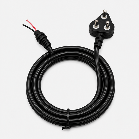3 Pin Power Supply AC Extension Cord Power Cable 180v to 240v AC 5A - 1.3 meter