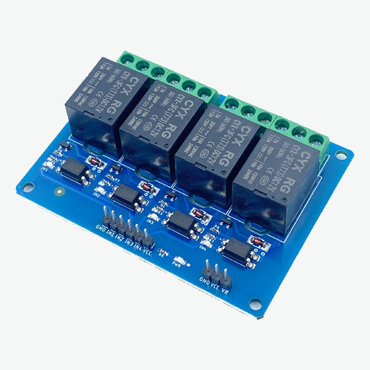 4-Channel 12V Relay Module with Optocoupler