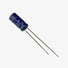Load image into Gallery viewer, 4.7uF 50V Electrolytic Capacitor