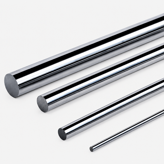 400mm Long Chrome Plated Smooth Rod Diameter 8mm
