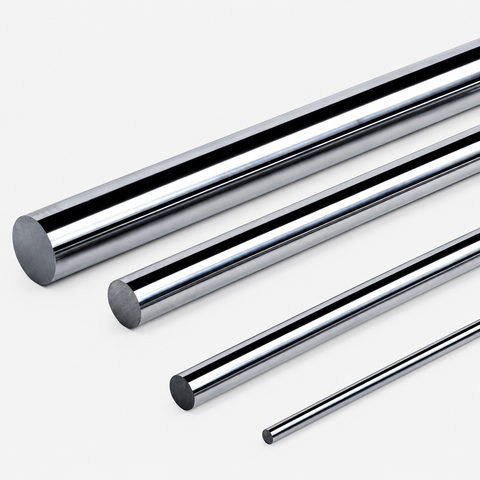 400mm Long Chrome Plated Smooth Rod Diameter 8mm