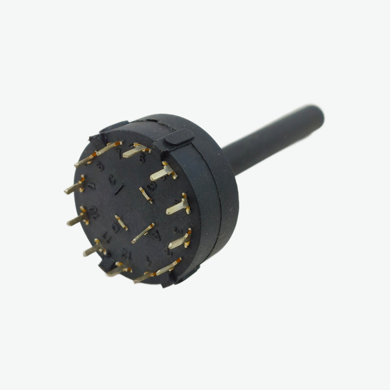 1 Pole 12 Way 26mm Rotary Switch - 40mm Shaft