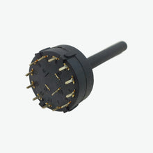 Load image into Gallery viewer, 1 Pole 12 Way 26mm Rotary Switch - 40mm Shaft