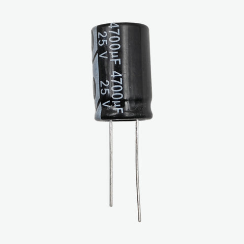 4700uF 25V Radial Electrolytic Capacitor - Through Hole Package