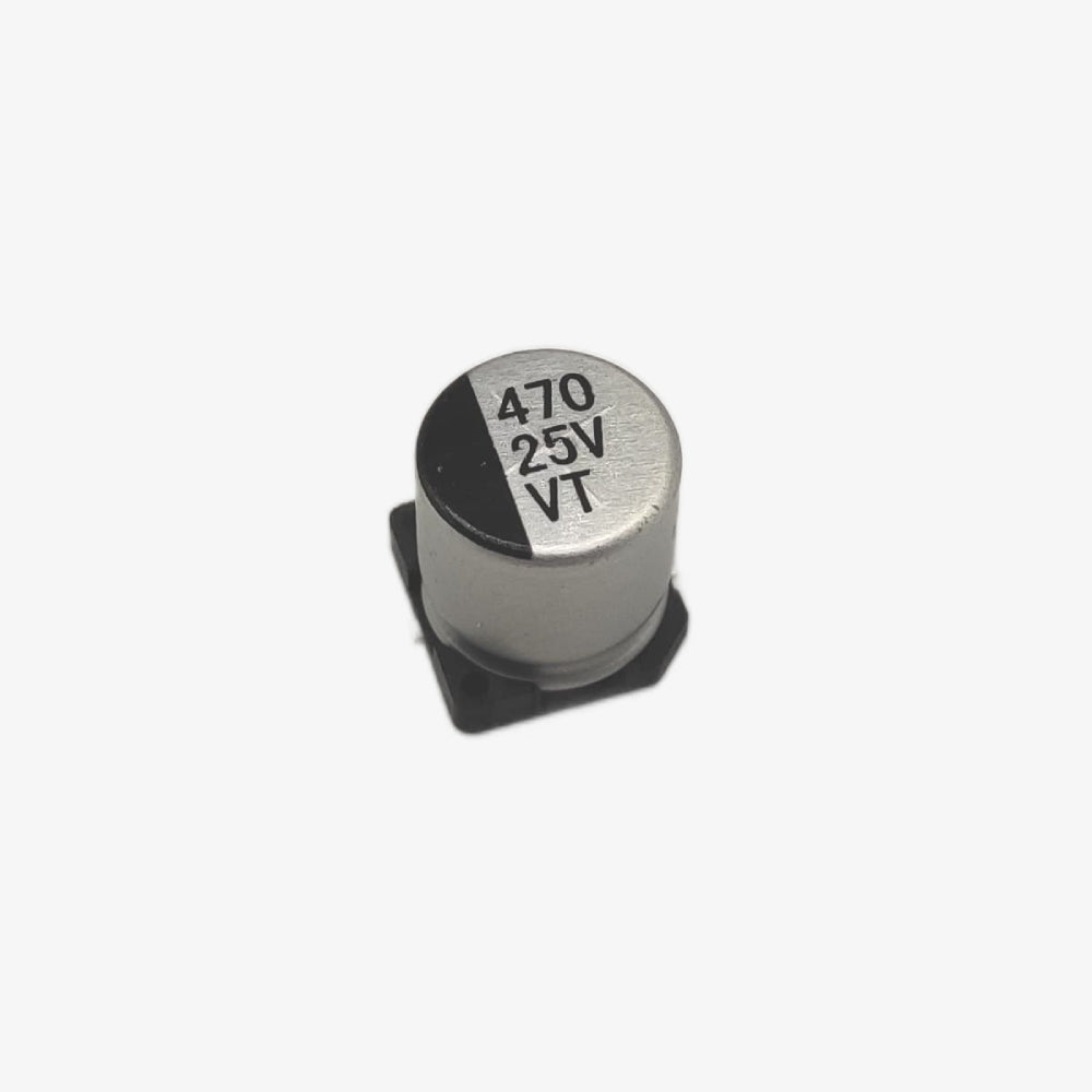 470uF 25V SMD Electrolytic Capacitor