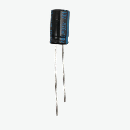 470uF 10V Radial Electrolytic Capacitor - Through Hole Package