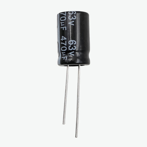 470uF 63V Radial Electrolytic Capacitor - Through Hole Package